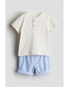 Костюм-Двойка: топ и шорты, бежевый H&m