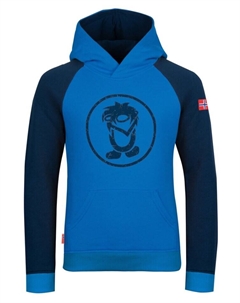 Пуловер с капюшоном, цвет blau/dunkelblau Trollkids