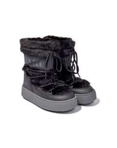 Ботинки Ltrack Tube из искусственного меха, черный Moon boot kids