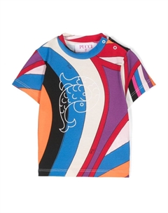 Рубашка с принтом Iride, фиолетовый Pucci junior