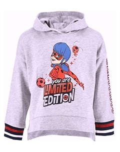 Пуловер с капюшоном, серый Miraculous