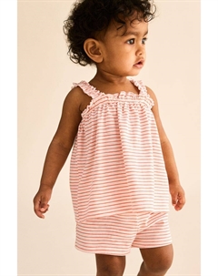 Костюм-Двойка из мятого джерси, бежевый H&m