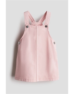 Джинсовое платье-комбинезон, розовый H&m