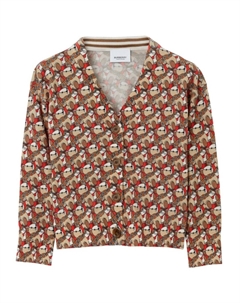 Куртка с принтом Thomas Bear Kids, коричневый Burberry