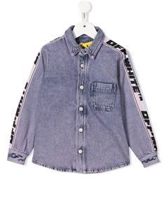 Джинсовая куртка-рубашка Kids, фиолетовый Off-white