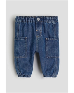 Джинсы с накладными карманами, синий H&m