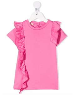 Футболка с оборками, розовый Pucci junior