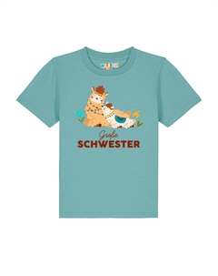 Футболка, цвет teal monstera Watapparel