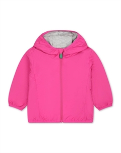 Ветровка на молнии с капюшоном, розовый Save the duck kids