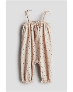 Комбинезон из мятого джерси, бежевый H&m