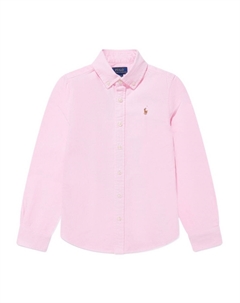 Рубашка с логотипом Polo Pony Kids, розовый Ralph lauren