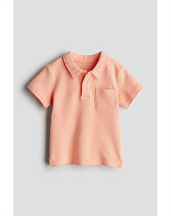 Рубашка-Поло из хлопковой махры, оранжевый H&m