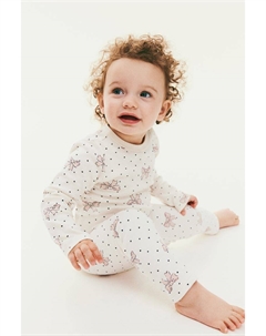 Хлопковые леггинсы, белый H&m