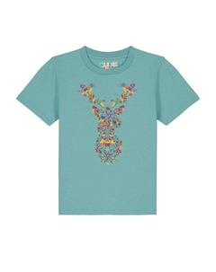 Футболка, цвет teal monstera Watapparel