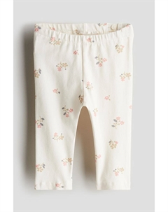 Хлопковые леггинсы, бежевый H&m