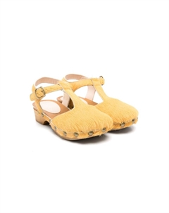 Сандалии с заклепками, желтый Eli1957