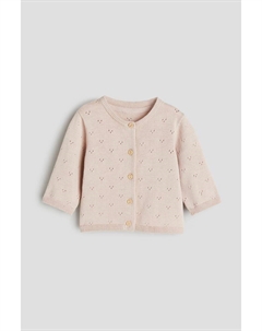 Вязаный кардиган, розовый H&m