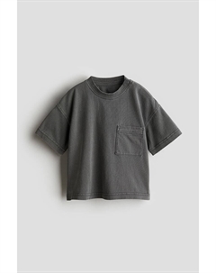 Футболка с потертым эффектом, серый H&m