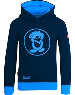 Пуловер с капюшоном, цвет dunkelblau/blau Trollkids