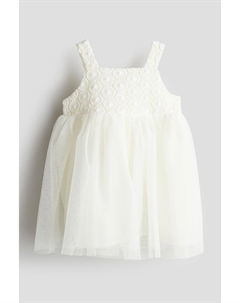 Платье из тюля, белый H&m