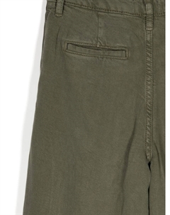 Брюки широкого кроя Kids, зеленый Emporio armani