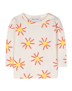 Футболка из органического хлопка с принтом, бежевый Bobo choses