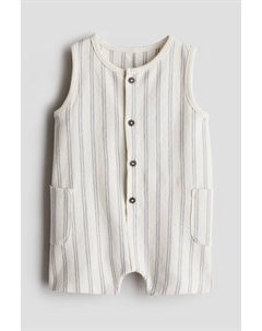 Хлопковый комбинезон, белый H&m