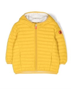 Куртка с капюшоном и логотипом, желтый Save the duck kids
