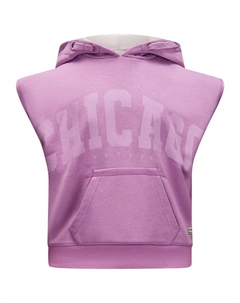 Пуловер с капюшоном, фиолетовый Retour