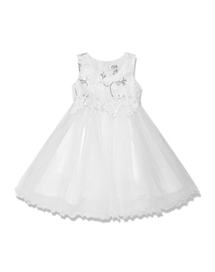 Платье с пайетками, белый Iame