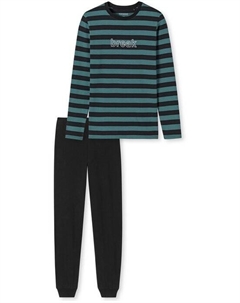 Пижамы оригинальная классика, зеленый Schiesser