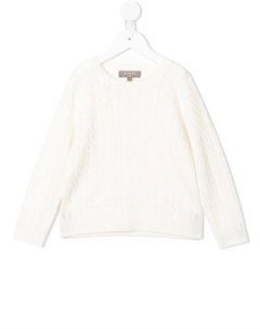 Кашемировый джемпер, белый N.peal kids