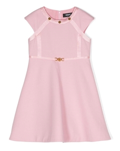 Платье Medusa Head А-силуэта Kids, розовый Versace