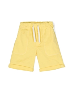 Шорты-бермуды с нашивкой-логотипом, желтый Bonpoint