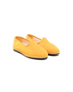 Замшевые слиперы с миндалевидным носком, желтый Il gufo