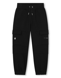 Спортивные брюки с карманами карго Kids, черный Givenchy