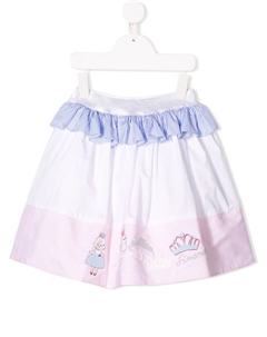 Юбка со вставками и оборками, белый Simonetta