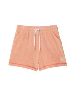 Махровые шорты с вышивкой Equestrian Knight Kids, розовый Burberry