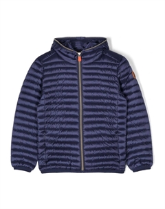 Пуховик с капюшоном, синий Save the duck kids