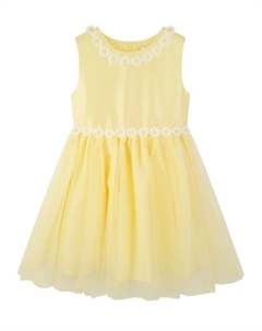 Платье с вышивкой, желтый Rachel riley
