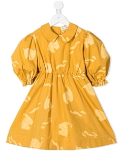 Платье Nora из органического хлопка с принтом, желтый Rejina pyo