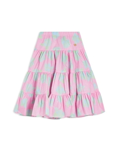 Юбка с принтом Kids, розовый Versace