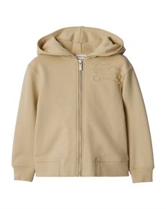 Худи из хлопка EKD Kids, бежевый Burberry