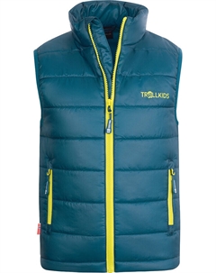 Утепленный жилет Funktions Trondheim, синий Trollkids