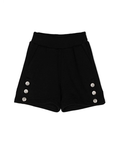 Шорты с эластичным поясом Kids, черный Balmain