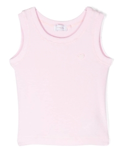 Топ с логотипом, розовый Monnalisa