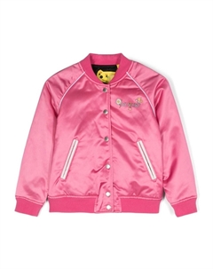 Бомбер Funny Flowers Kids, розовый Off-white