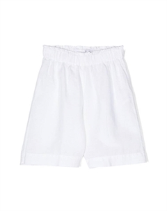 Льняные шорты на эластичном поясе, белый Il gufo