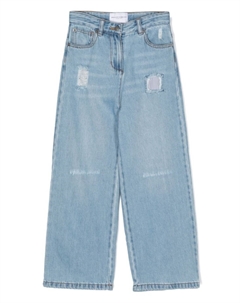 Широкие джинсы Junior, синий Ermanno scervino