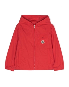 Дождевик с логотипом Ebo, красный Moncler enfant